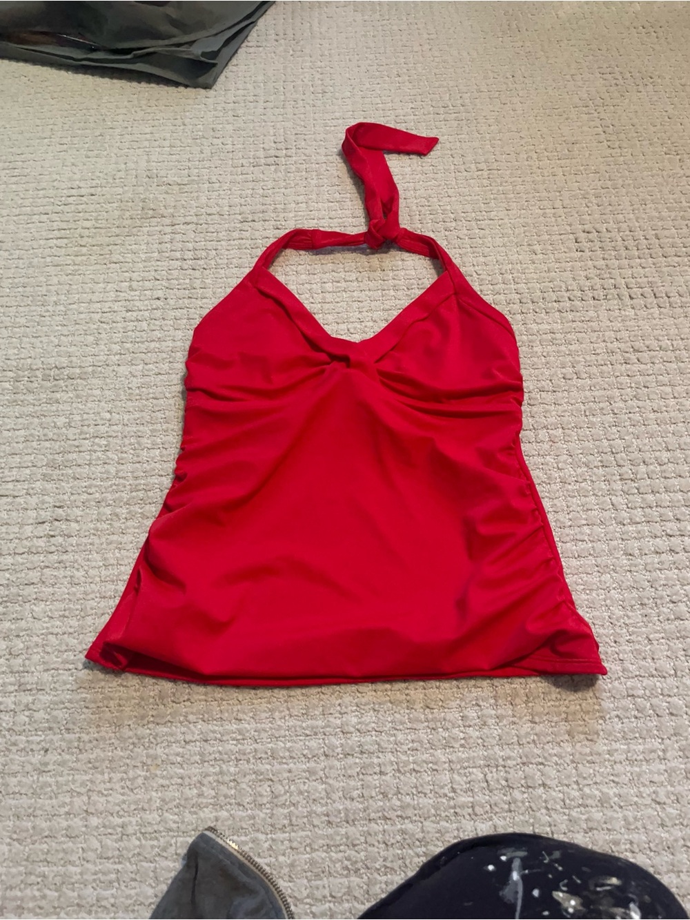 Athleta Red Halter Tankini Top - Picture 6 of 8
